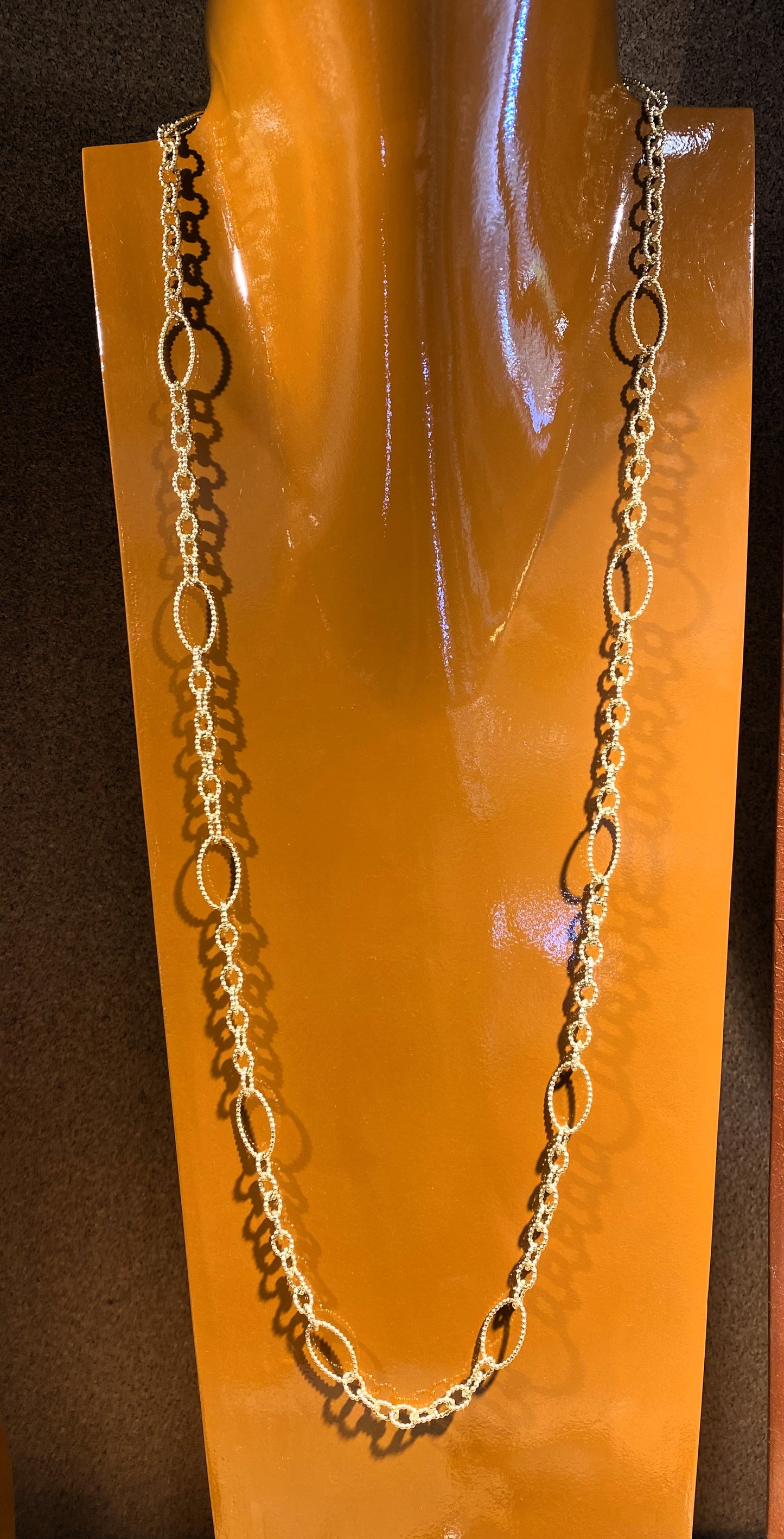 18K OVAL OPEN LINK CHAIN