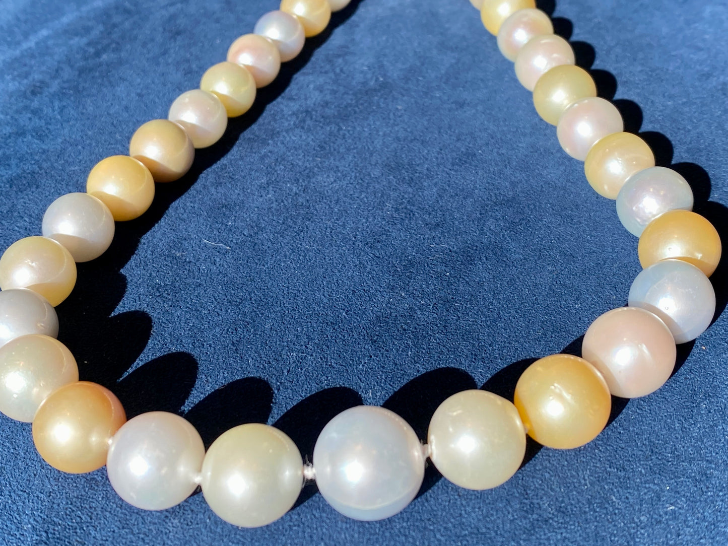 South Sea Multi-colored Pearl Necklace