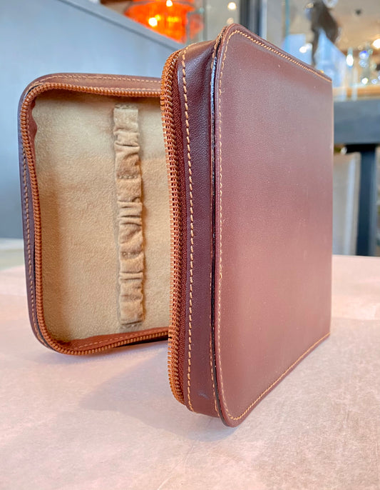 Leather Travel Watch Case