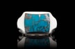 William Henry Sleek Turquoise Ring