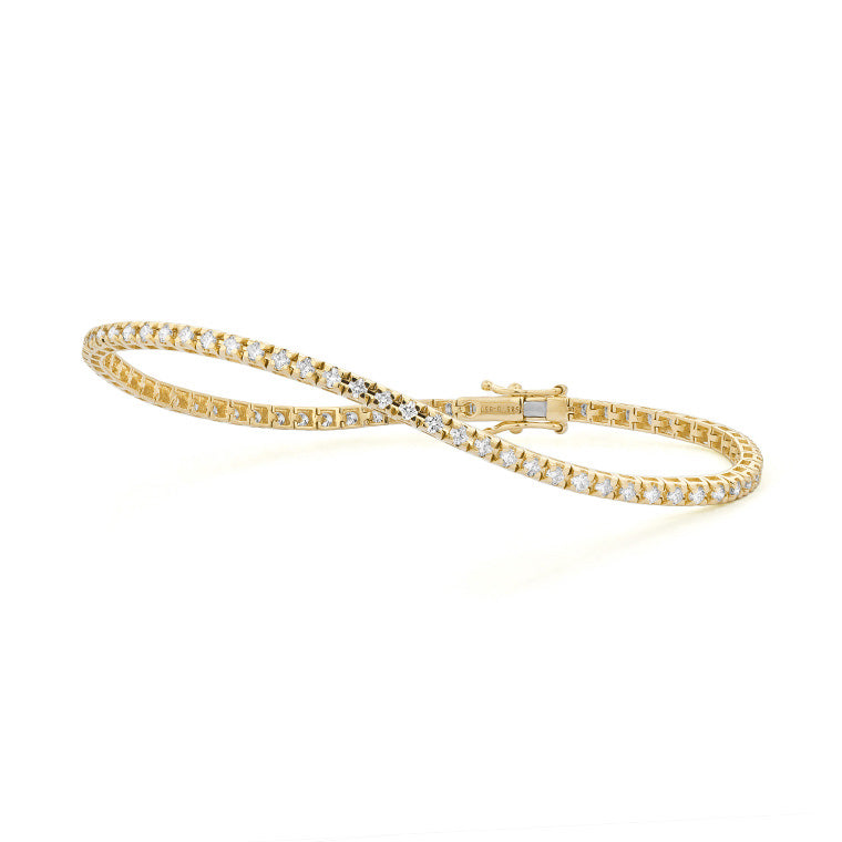14K 2ct Diamond Tennis Bracelet