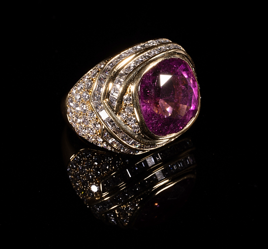 18KY Cuprian Cush Tourmaline