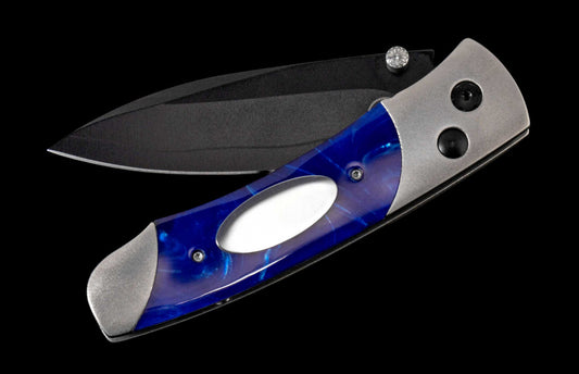 William Henry A200 Blue Pocket Knife