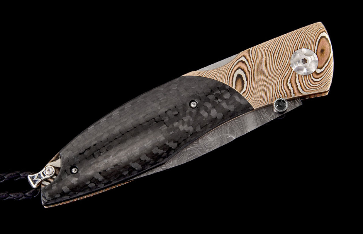 William Henry Black and Gold Knife