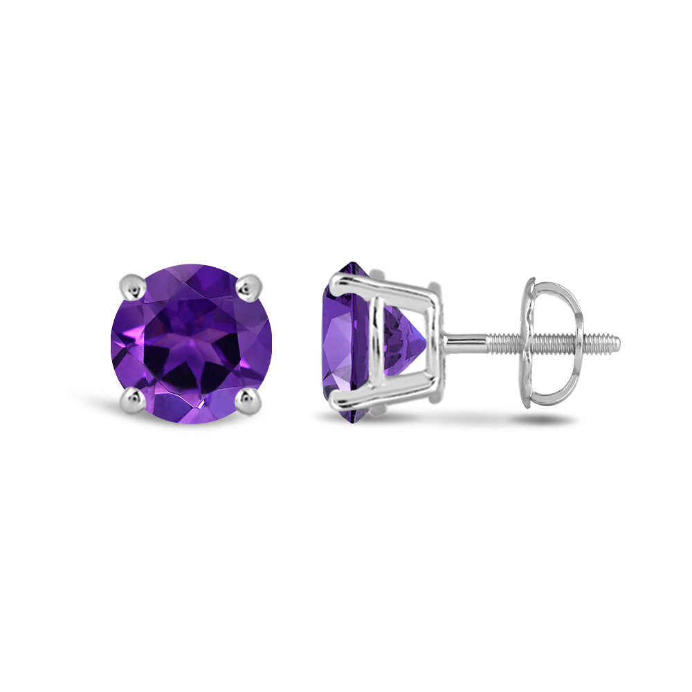 Amethyst Studs
