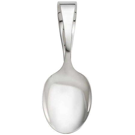 Silver Bristol curved Handle Baby Spoon