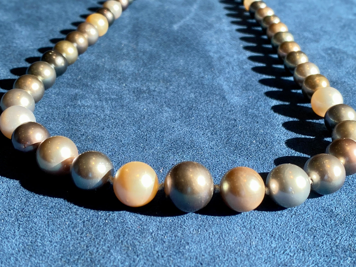 Tahitian Multi-colored Pearl Necklace