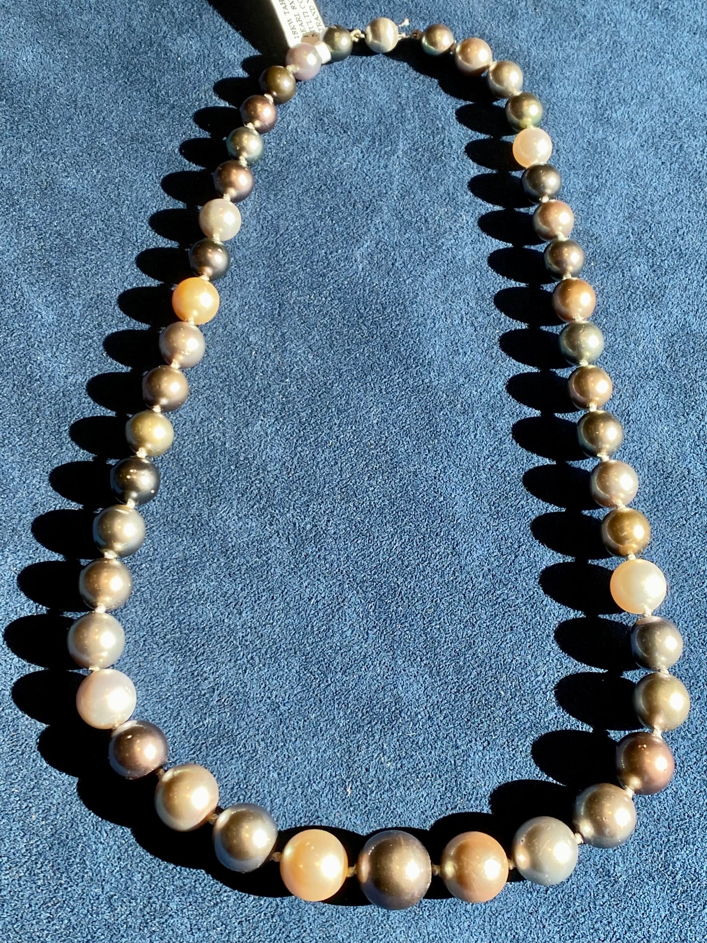 Tahitian Multi-colored Pearl Necklace