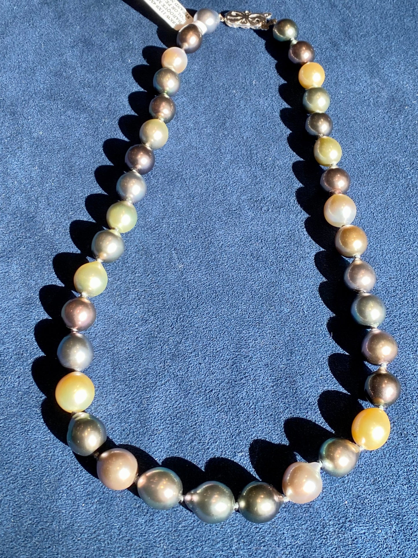 Baroque Multi-colored Pearl Necklace