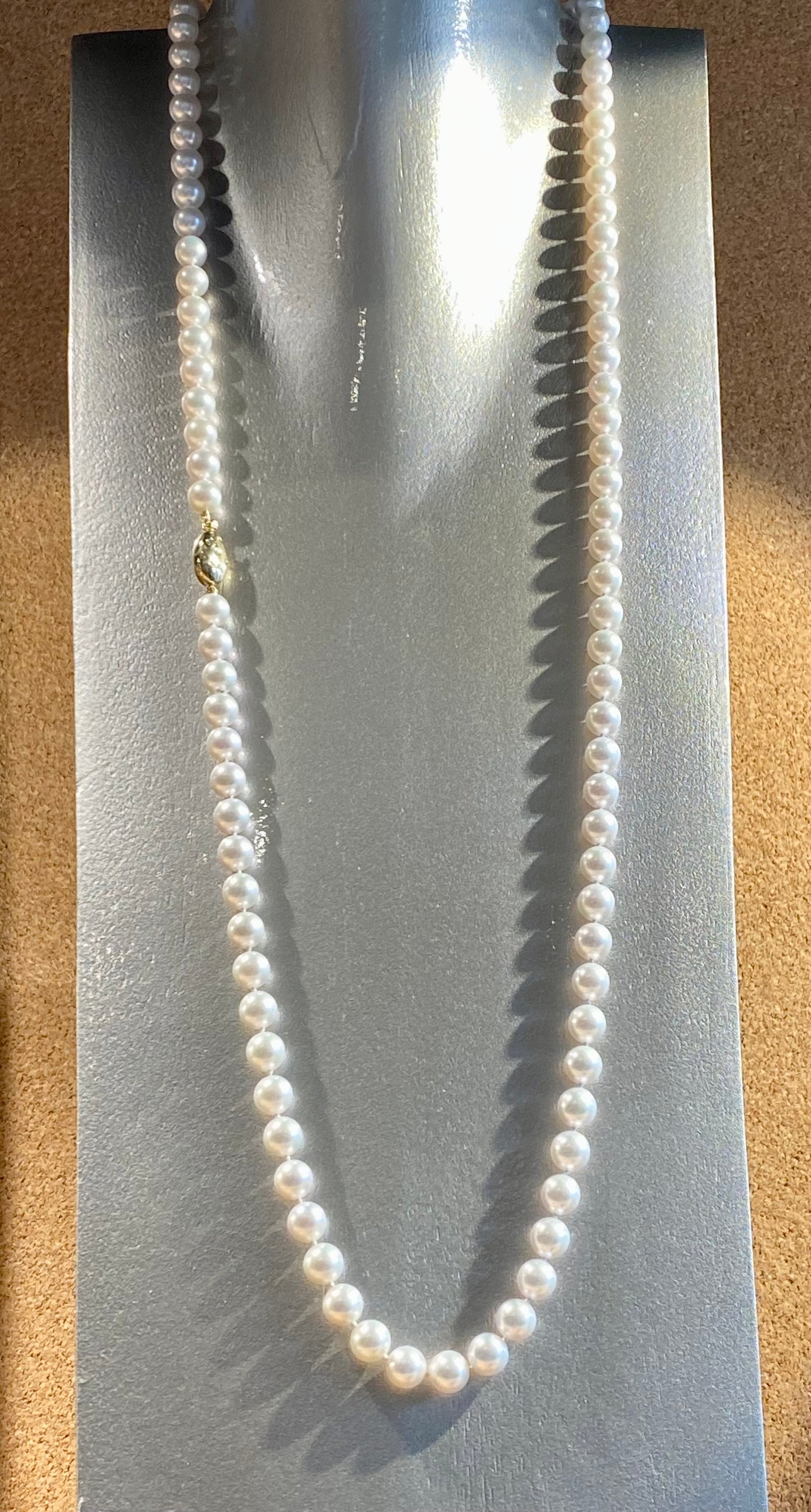 14ky Pearl Opera Necklace