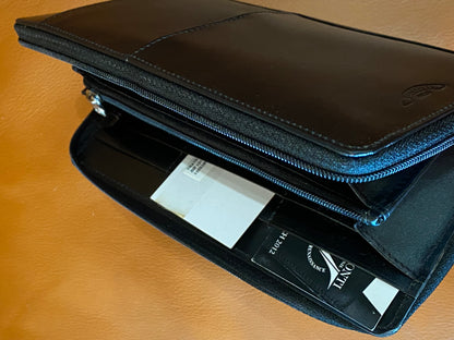 Visconti Leather Zip Wallet