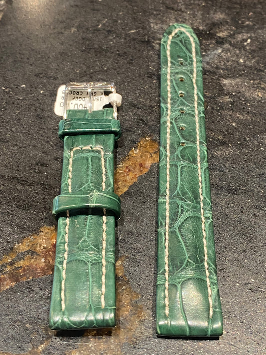 Breitling Green Crocodile Watch Band