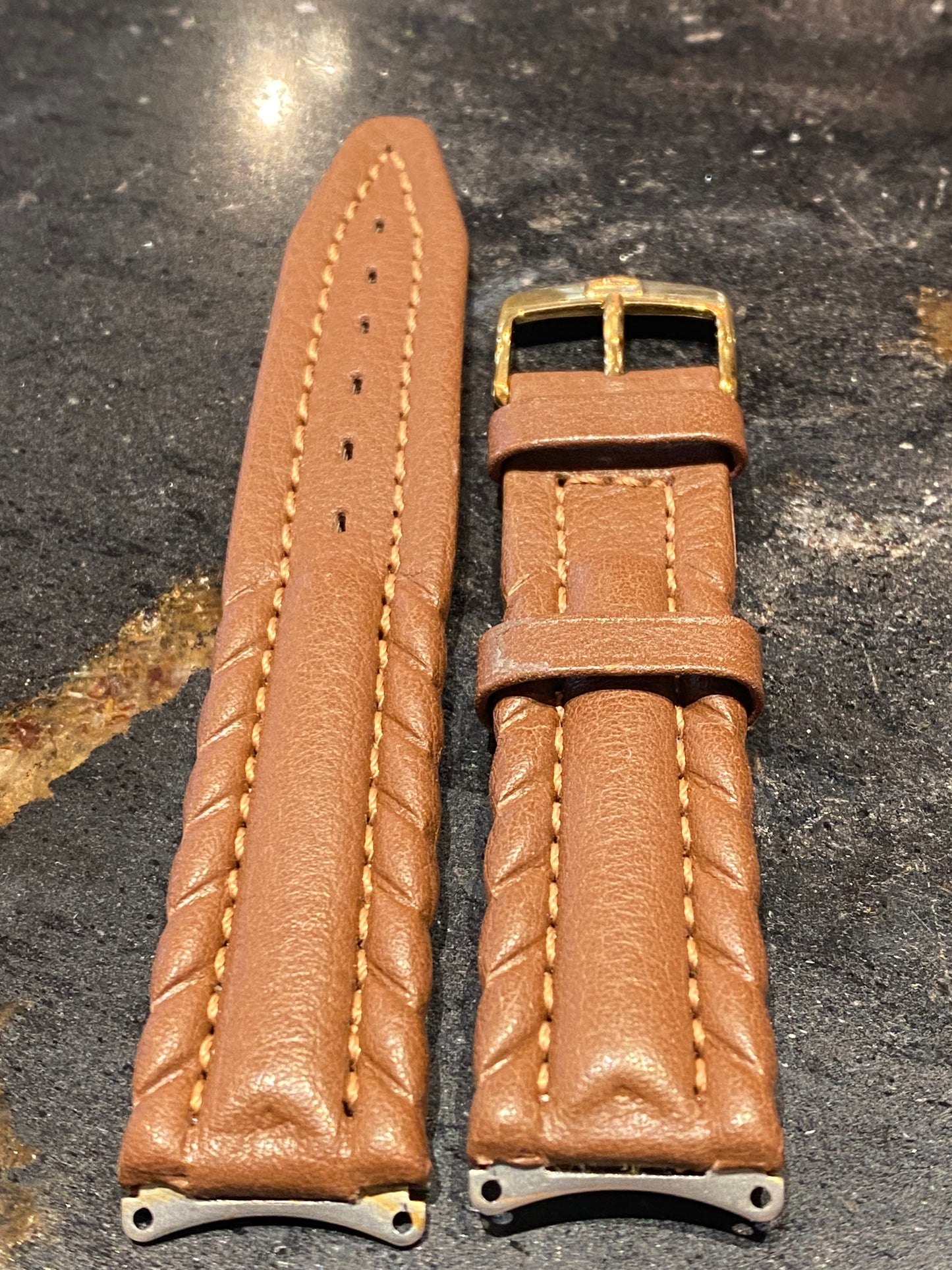 Tag Heuer Brown Braided Leather Watch Band