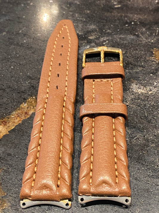 Tag Heuer Brown Braided Leather Watch Band