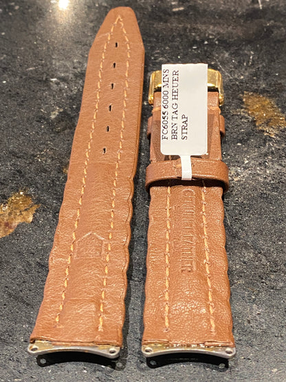 Tag Heuer Brown Braided Leather Watch Band