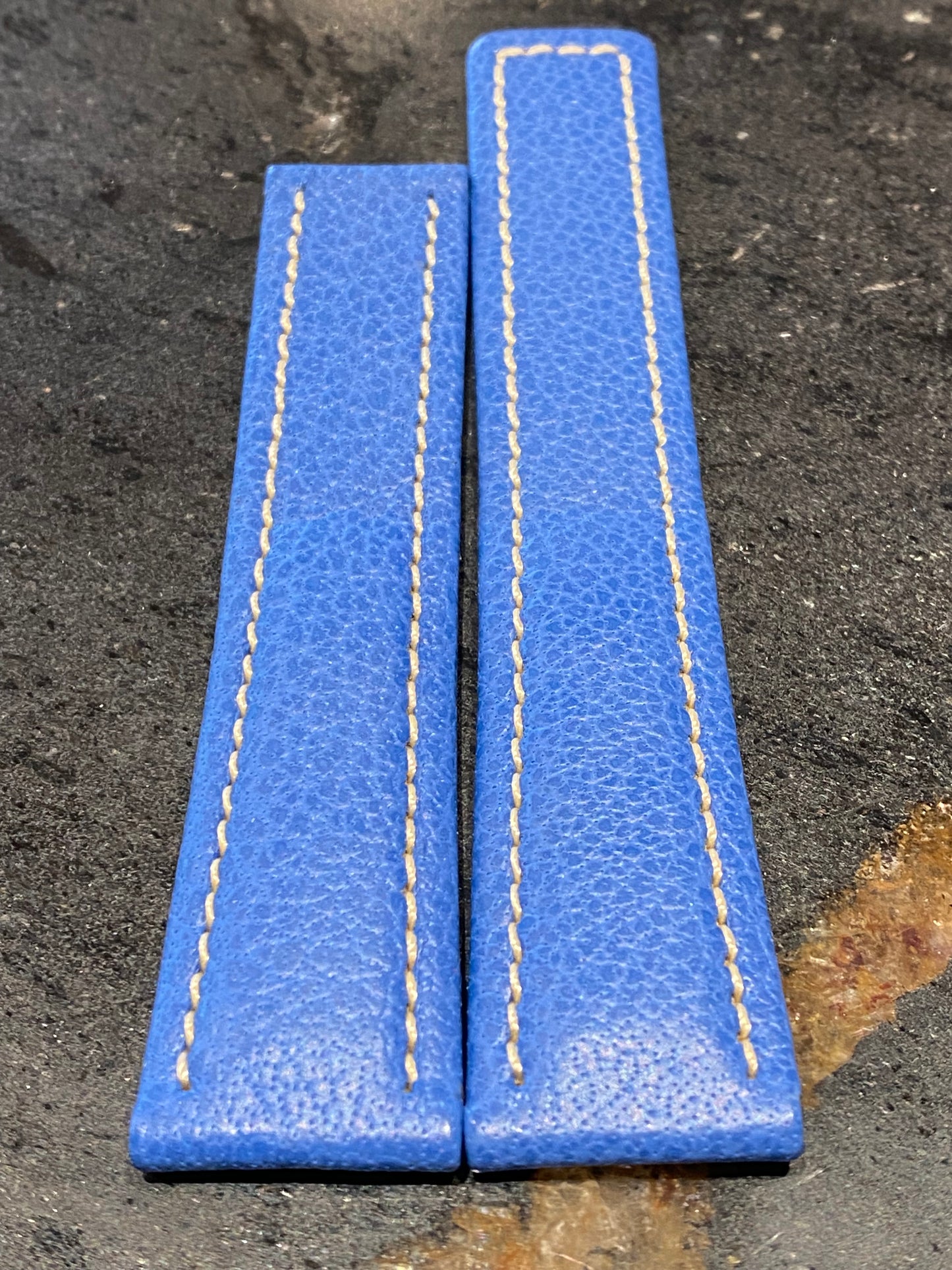 Tag Heuer Blue Leather Watch Band