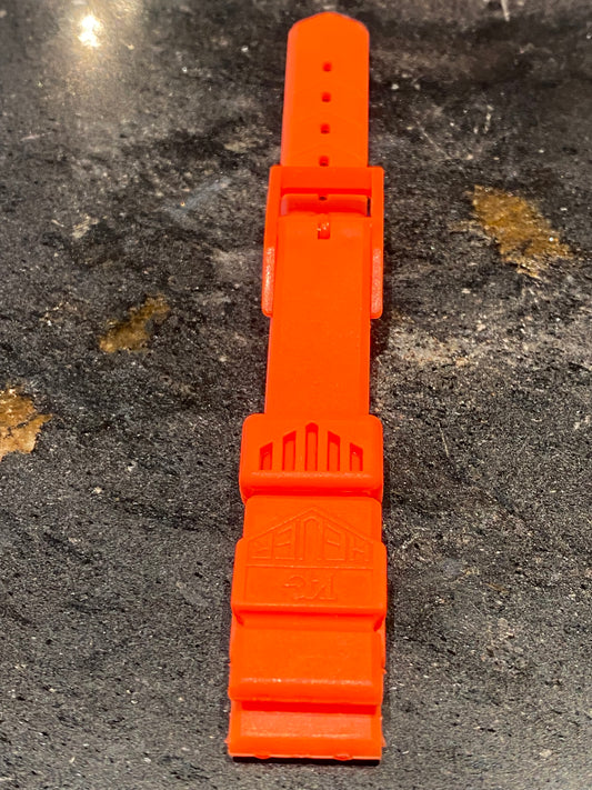 Tag Heuer Orange Rubber Band