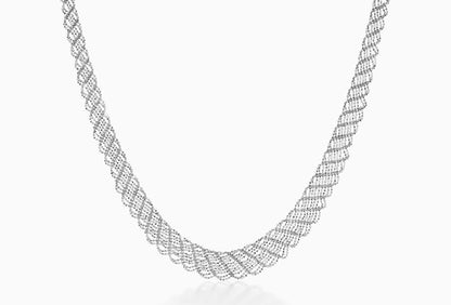 Platinum Tapestry Necklace