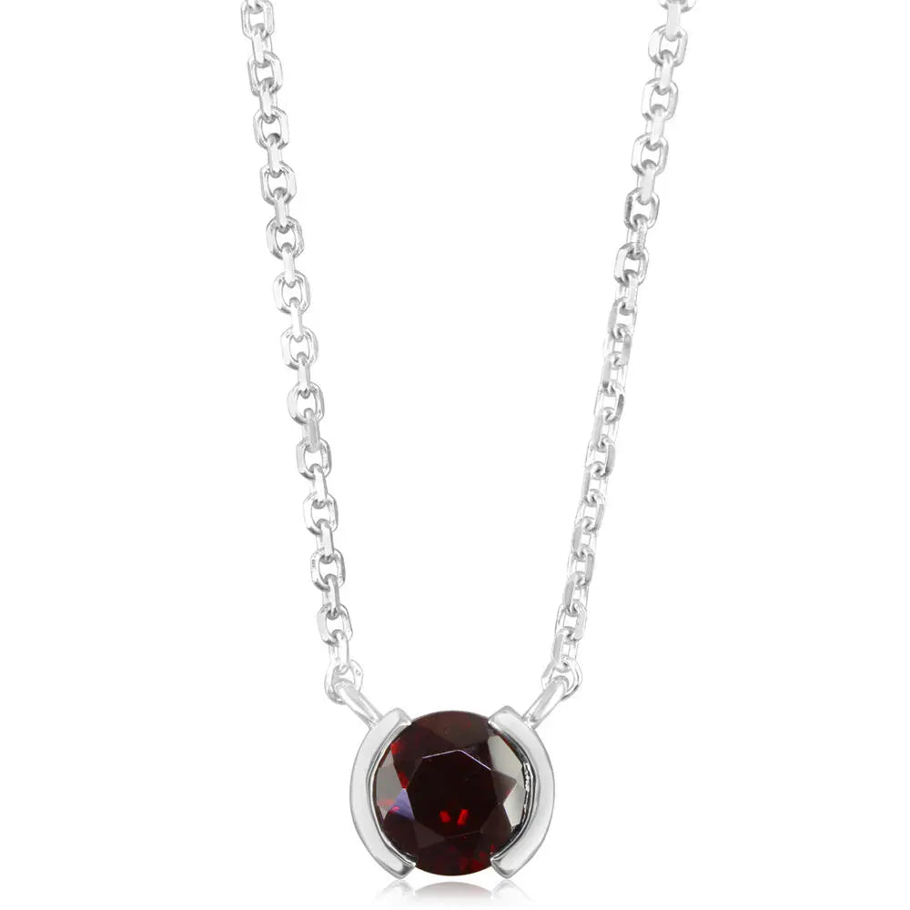 14K Idaho Garnet Necklace