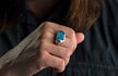 William Henry Sleek Turquoise Ring