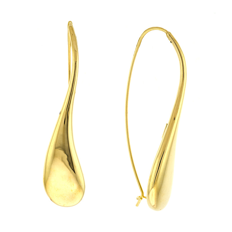 14KY TEARDROP EARRINGS