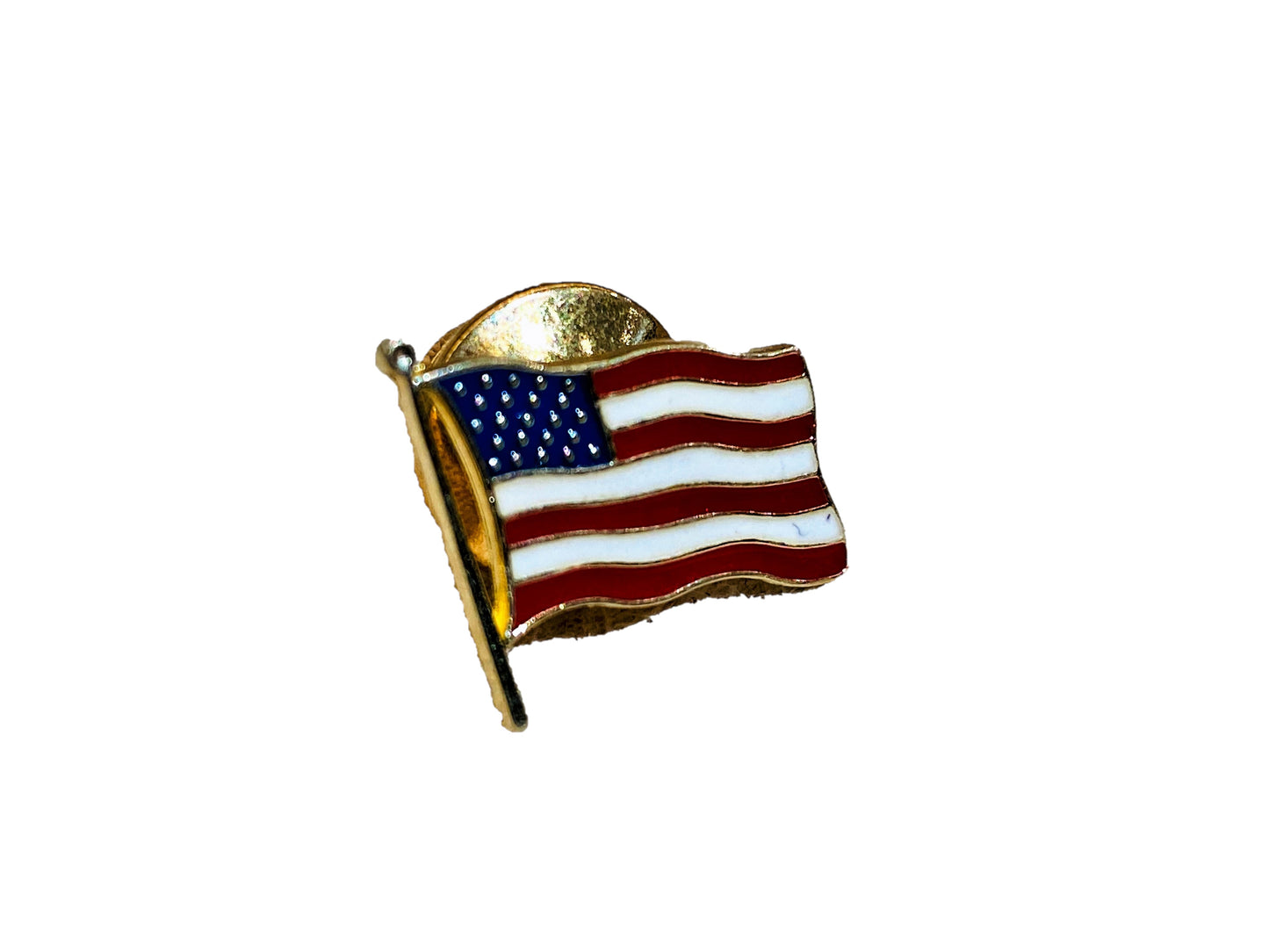 14KY American Flag Lapel Pin