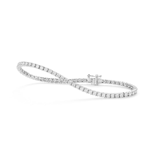 14K 3.0CTW DIAMOND TENNIS BRACELET