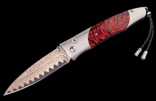 WILLIAM HENRY limited edition RED SUN KNIFE