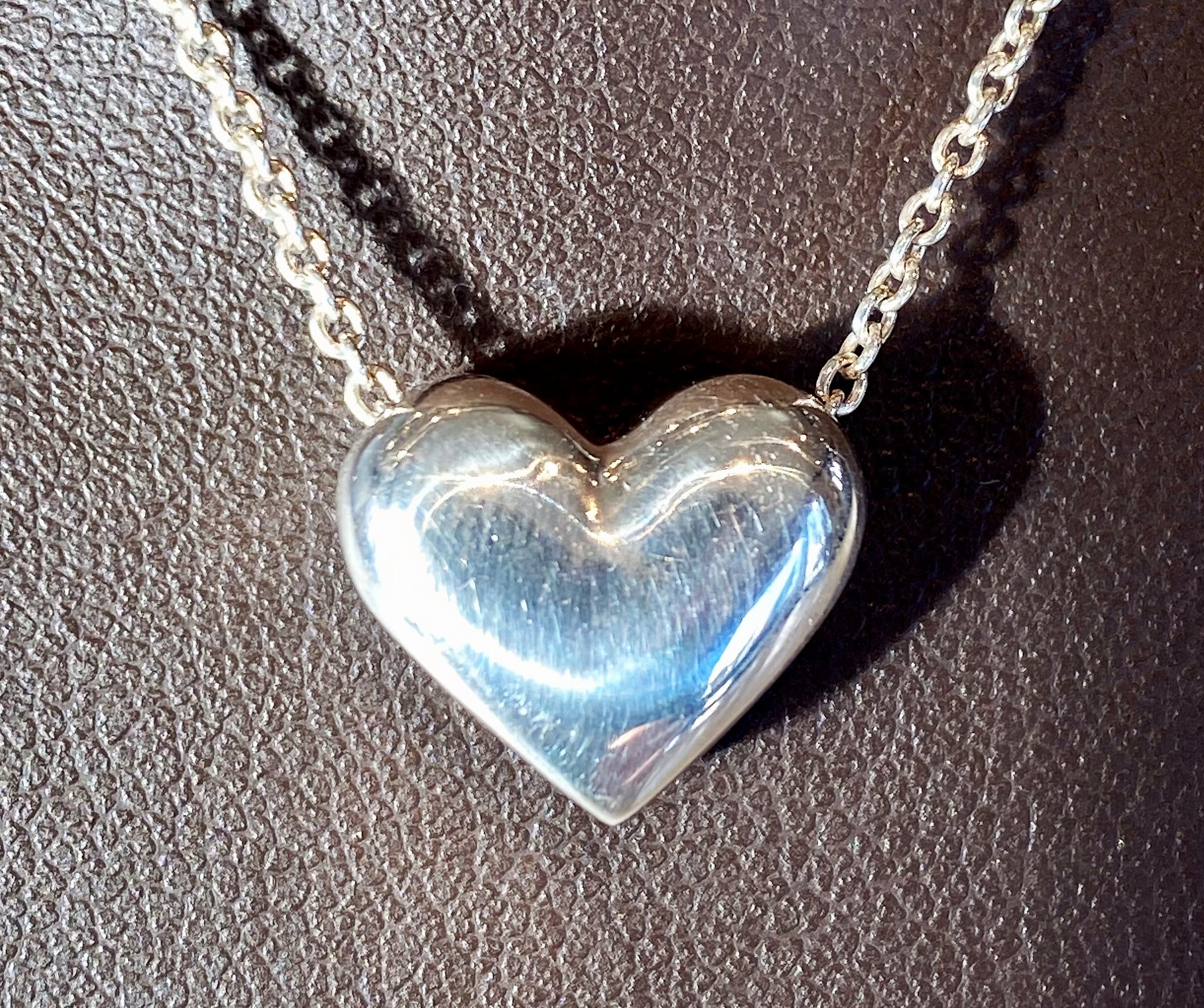 Puffy Heart Necklace | Magpie Jewellery