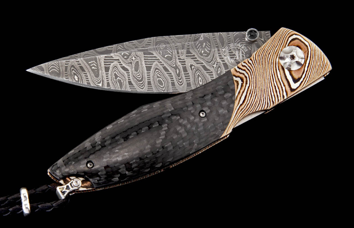 William Henry Black and Gold Knife