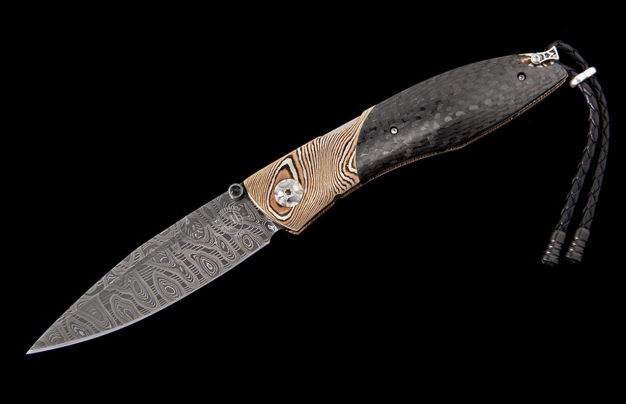 William Henry Black and Gold Knife