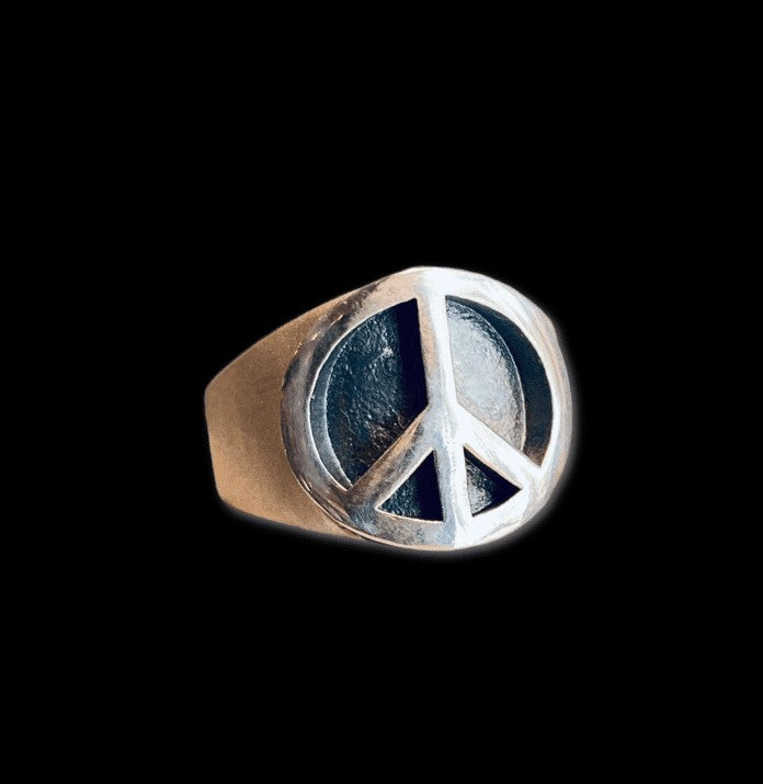 Silver Peace Ring